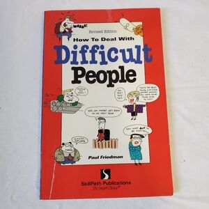 SkillPath Publications Red 'How to Deal with Difficult People' Coffee Table Book